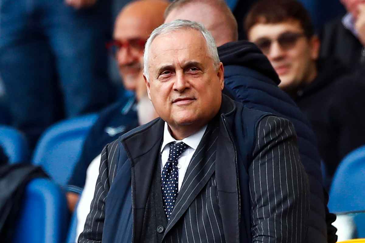 Il presidente della Lazio Claudio Lotito