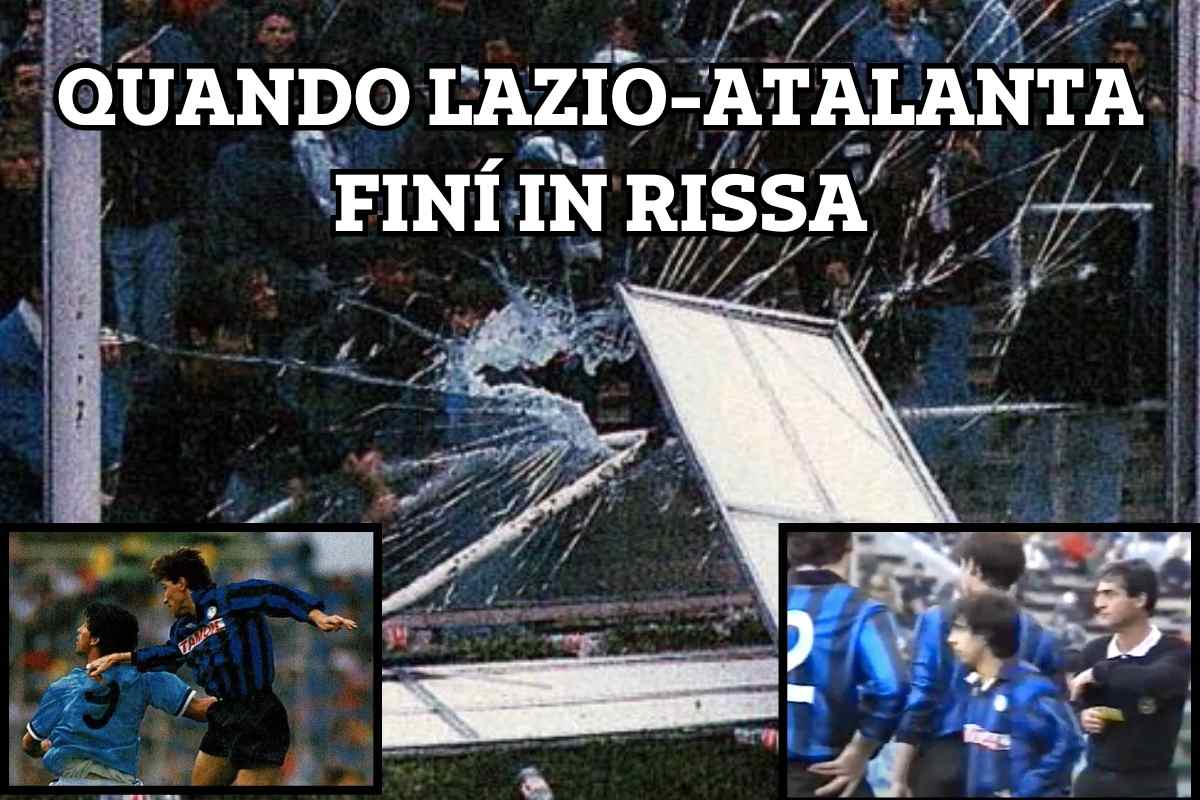 Lazio-Atalanta rissa