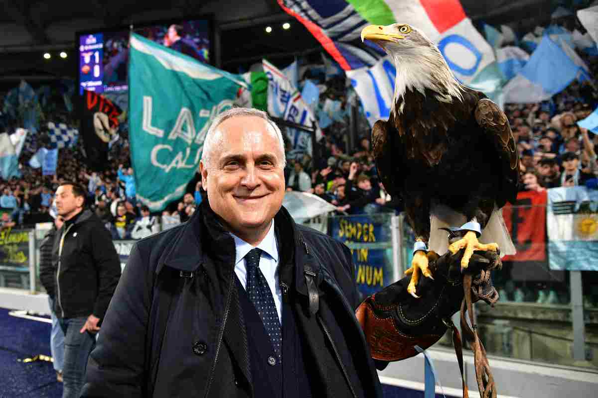 Il presidente della Lazio Claudio Lotito