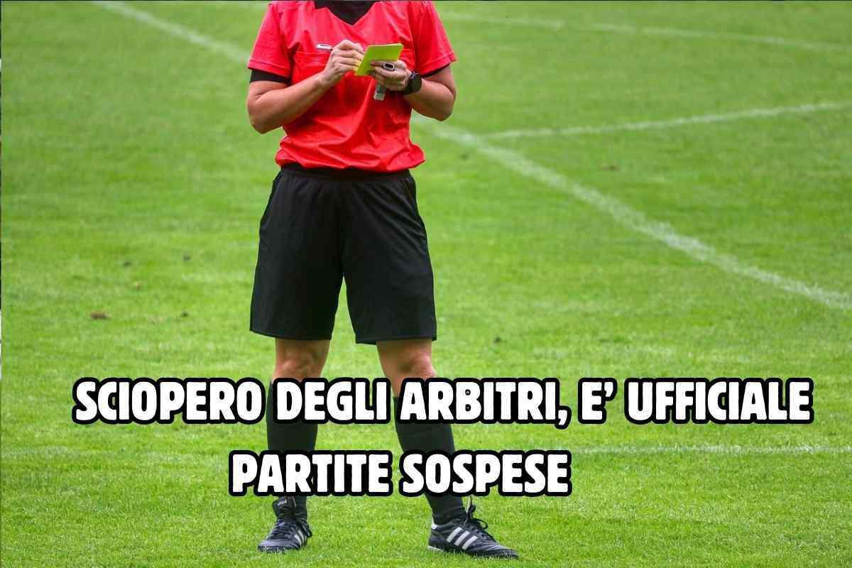 sciopero arbitri