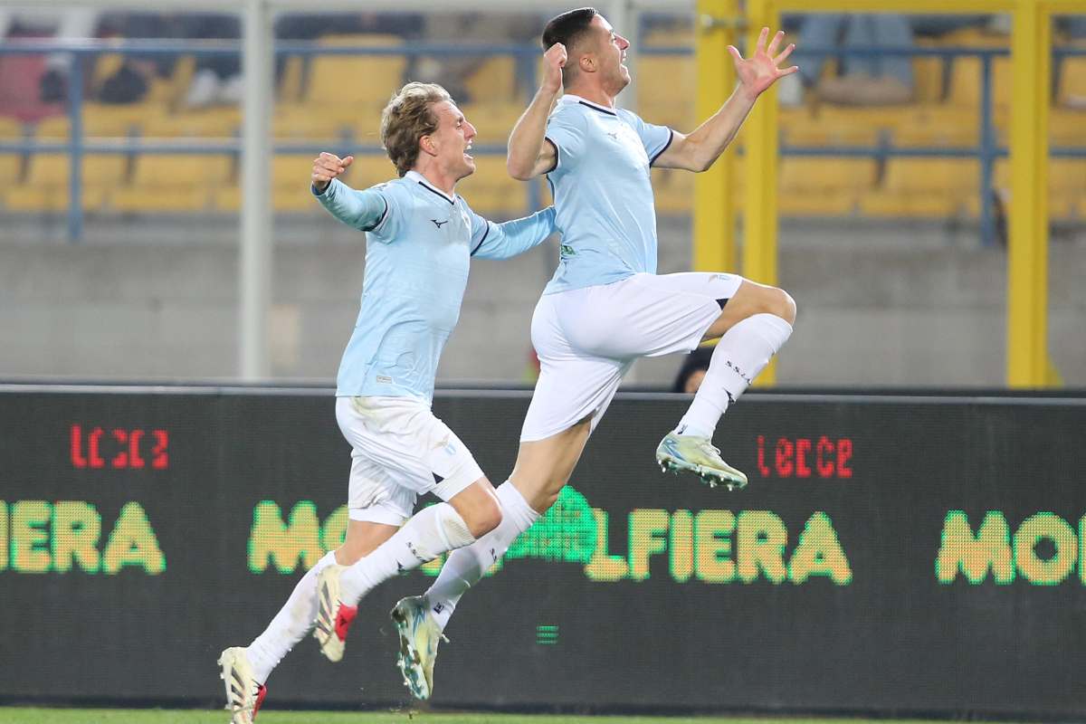 Lazio in gol con Marusic a Lecce