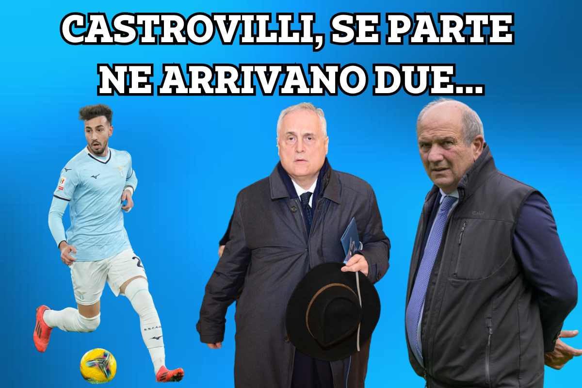 Claudio Lotito il direttore sportivo Angelo Fabiani e Gaetano Castrovilli