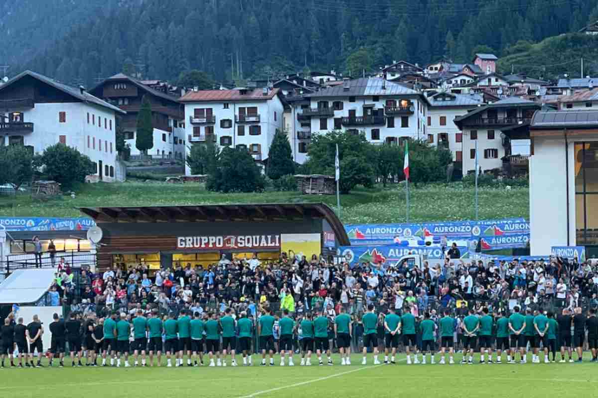 La Lazio ad Auronzo di Cadore