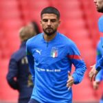 Lorenzo Insigne con la maglia dell'Italia