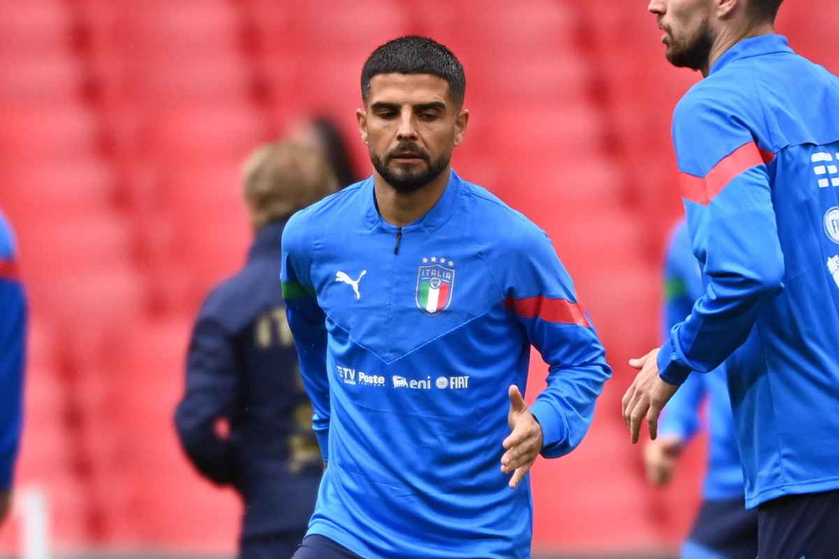 Lorenzo Insigne con la maglia dell'Italia