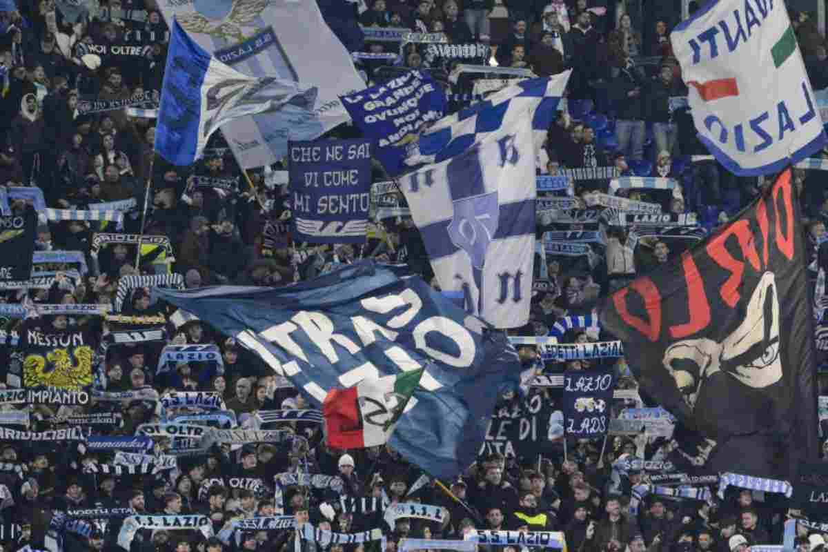 Tifosi Lazio all'Olimpico