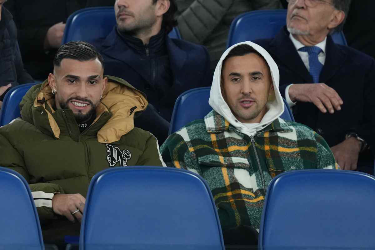 Matías Vecino in tribuna