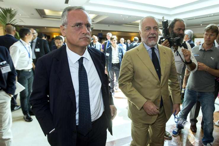 Lotito e De Laurentiis