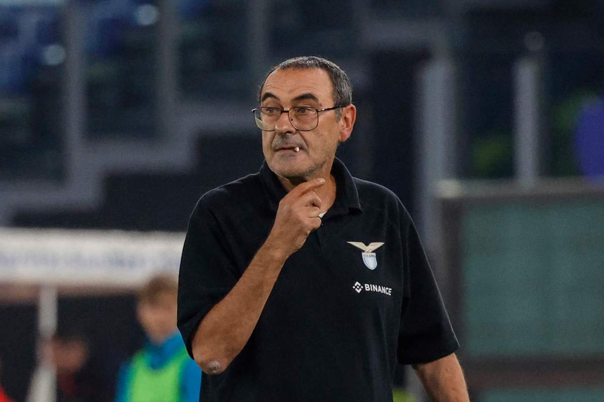 Sarri e l'addio alla Lazio