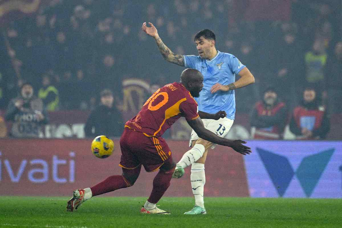 Romagnoli contro Lukaku nel derby della Capitale