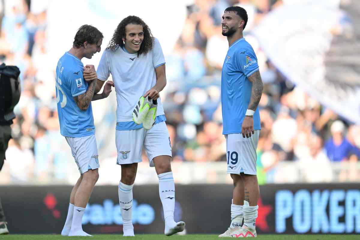 Rovella scherza con Guendouzi