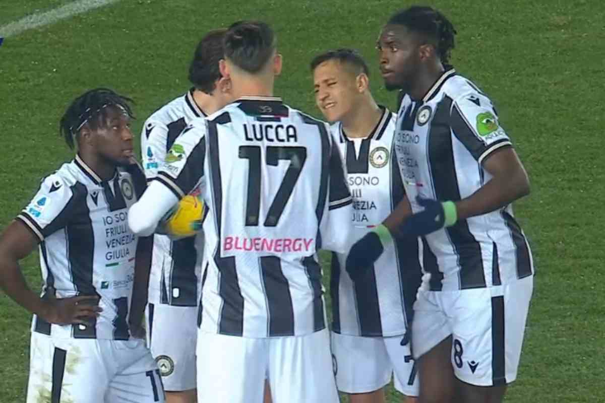 Udinese lite Lucca