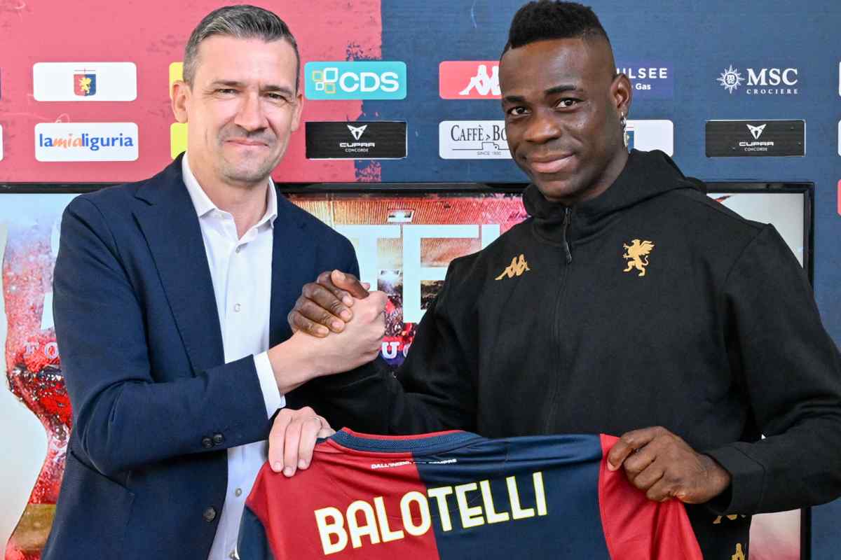 marco ottolini e mario balotelli genoa 