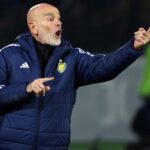 Stefano Pioli in panchina con l'Al-Nassr