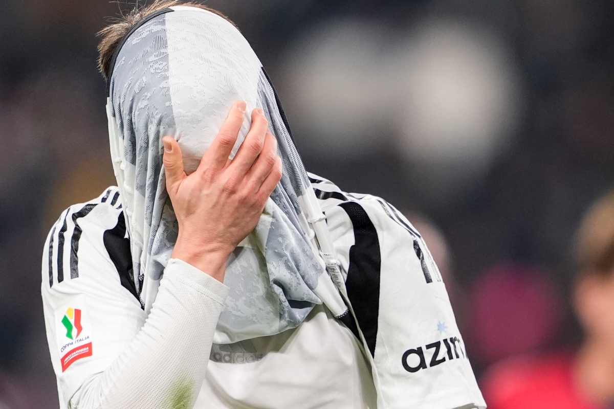 Giocatore Juventus infortunato